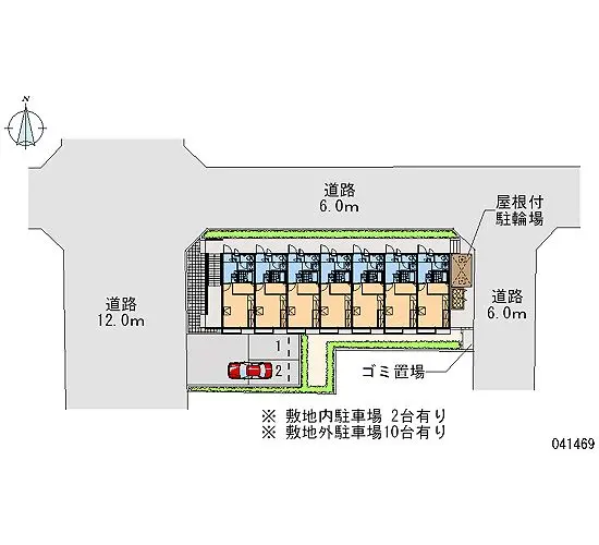 ★手数料０円★海部郡蟹江町学戸　月極駐車場（LP）